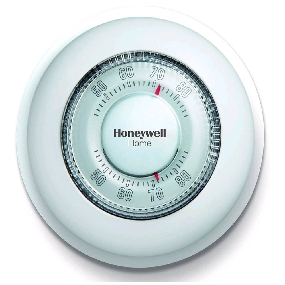 Honeywell Home Round Non Programmable White‎ Thermostat Classic Design 80 CT87K